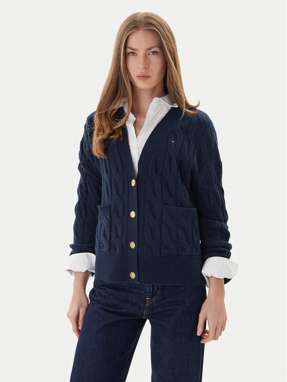 Кардиган regular fit WW0WW43089 Tommy Hilfiger, синий
Кардиган regular fit WW0WW43089 Tommy Hilfiger, синий