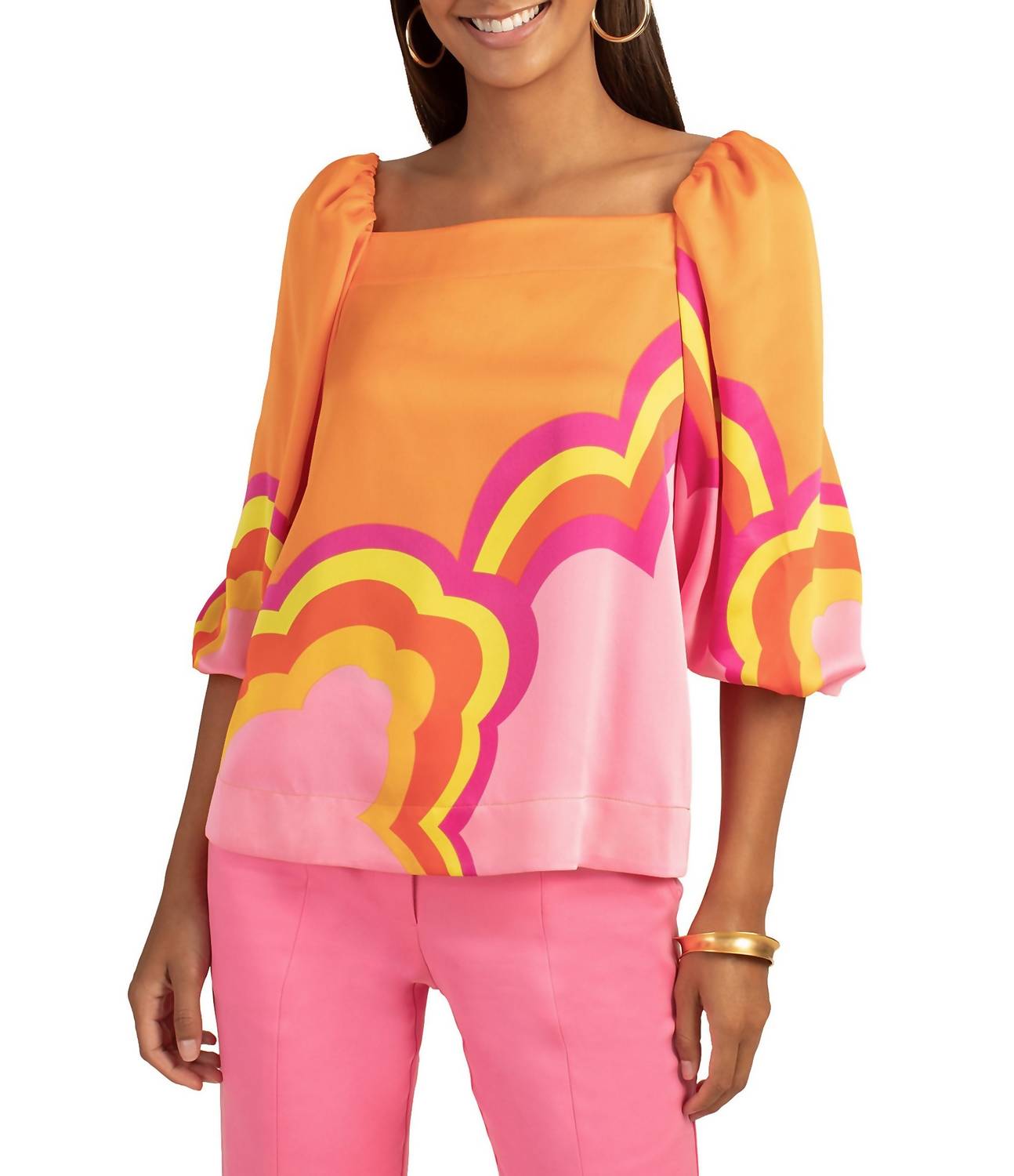 Вуаль Топ в Мульти Trina Turk
Вуаль Топ в Мульти Trina Turk