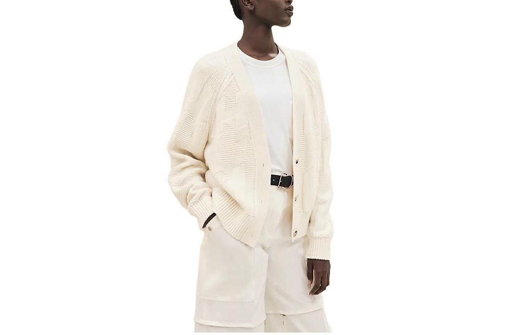 Кардиган женский Hermes с узором, белый
Кардиган женский Hermes с узором, белый