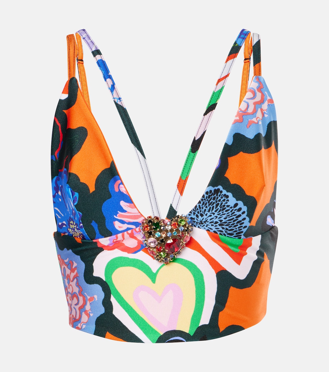 Украшенный принтованный топ Area, Multicolour
Украшенный принтованный топ Area, Multicolour