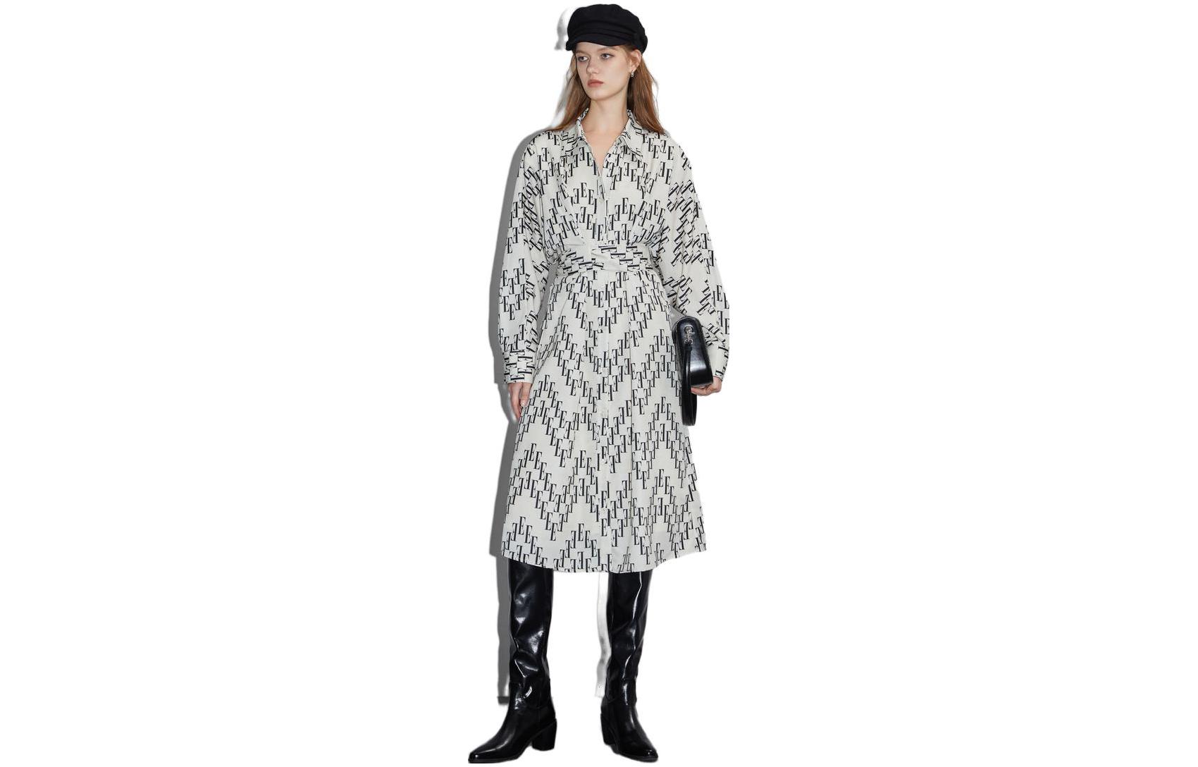 ELLE Длинный рукав осенний женский бежевый
ELLE Длинный рукав осенний женский бежевый