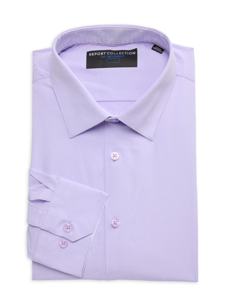 Рубашка современного кроя, растягивающаяся в четыре стороны Report Collection, цвет Lavender
Рубашка современного кроя, растягивающаяся в четыре стороны Report Collection, цвет Lavender
