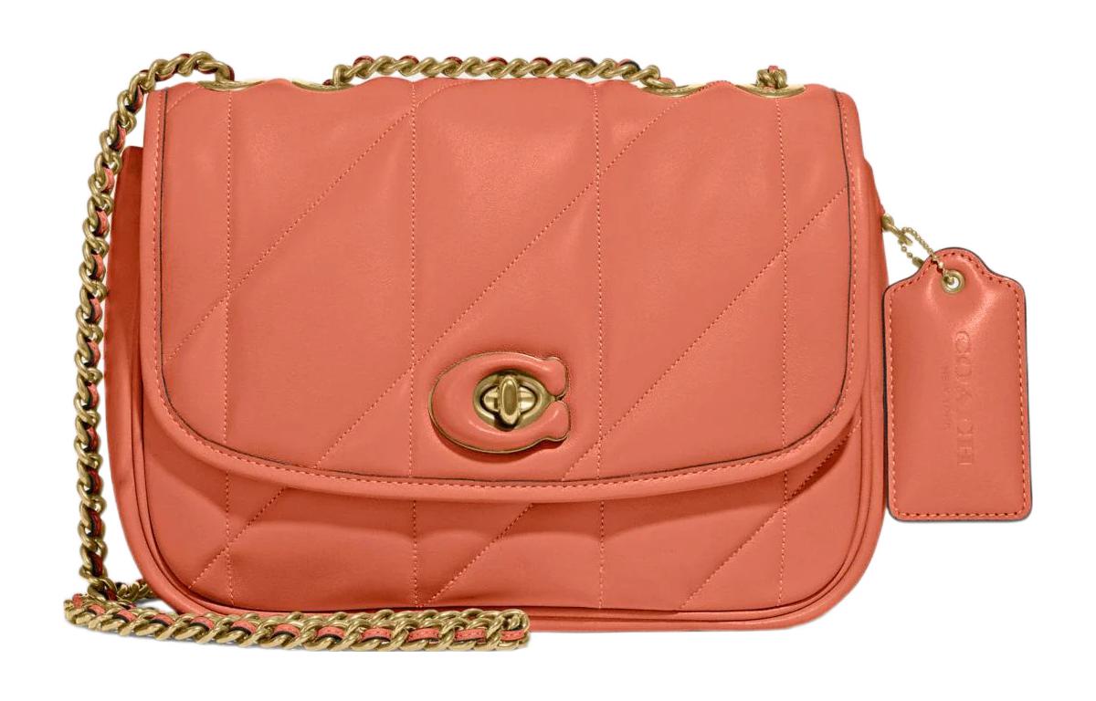 COACH Сумка через плечо из кожи наппа среднего размера
COACH Сумка через плечо из кожи наппа среднего размера