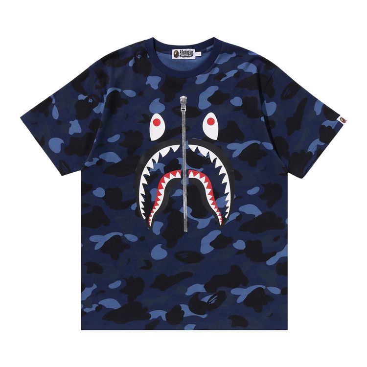 Футболка BAPE Color Camo Shark Tee 'Navy'
Футболка BAPE Color Camo Shark Tee 'Navy'