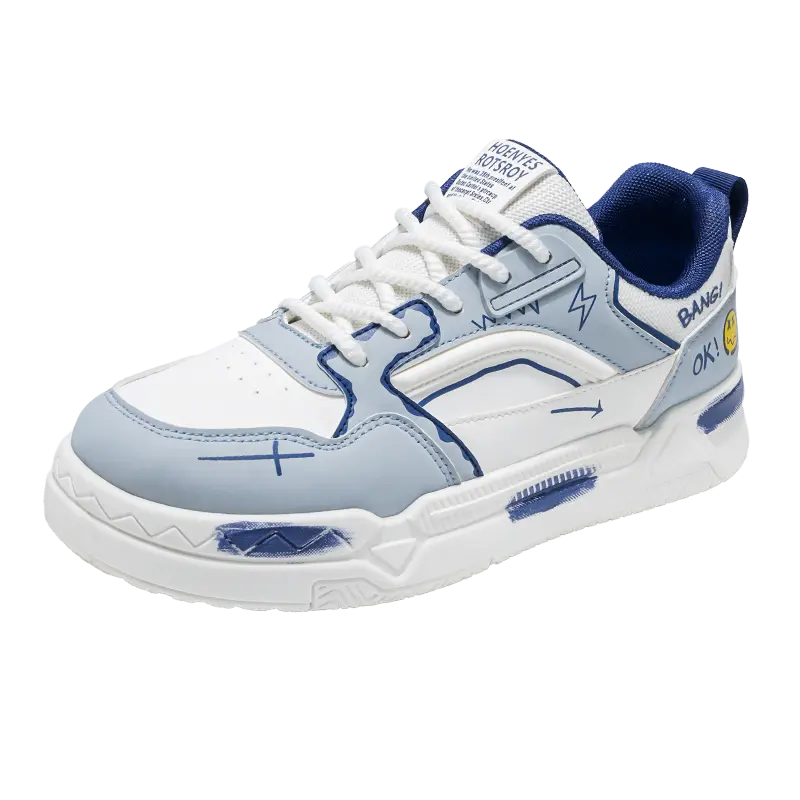 Boogie Bear Амортизирующие нескользящие износостойкие поддерживающие легкие мужские низкие кеды повседневные бело-голубые, цвет White Blue
Boogie Bear Амортизирующие нескользящие износостойкие поддерживающие легкие мужские низкие кеды повседневные бело-голубые, цвет White Blue