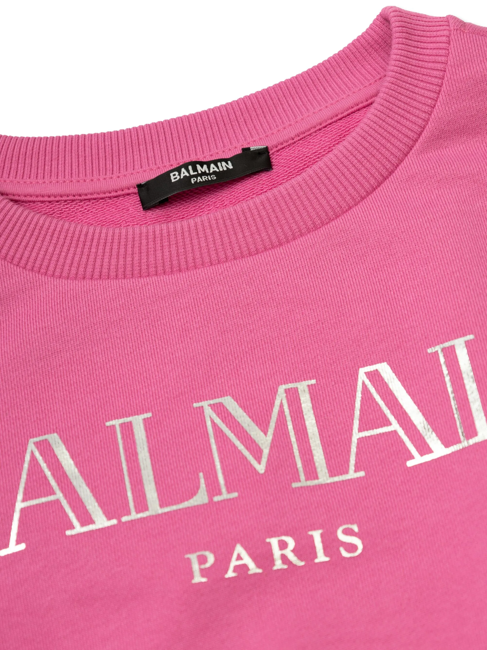 Короткое платье из джерси с логотипом Balmain Kids, розовый
Короткое платье из джерси с логотипом Balmain Kids, розовый