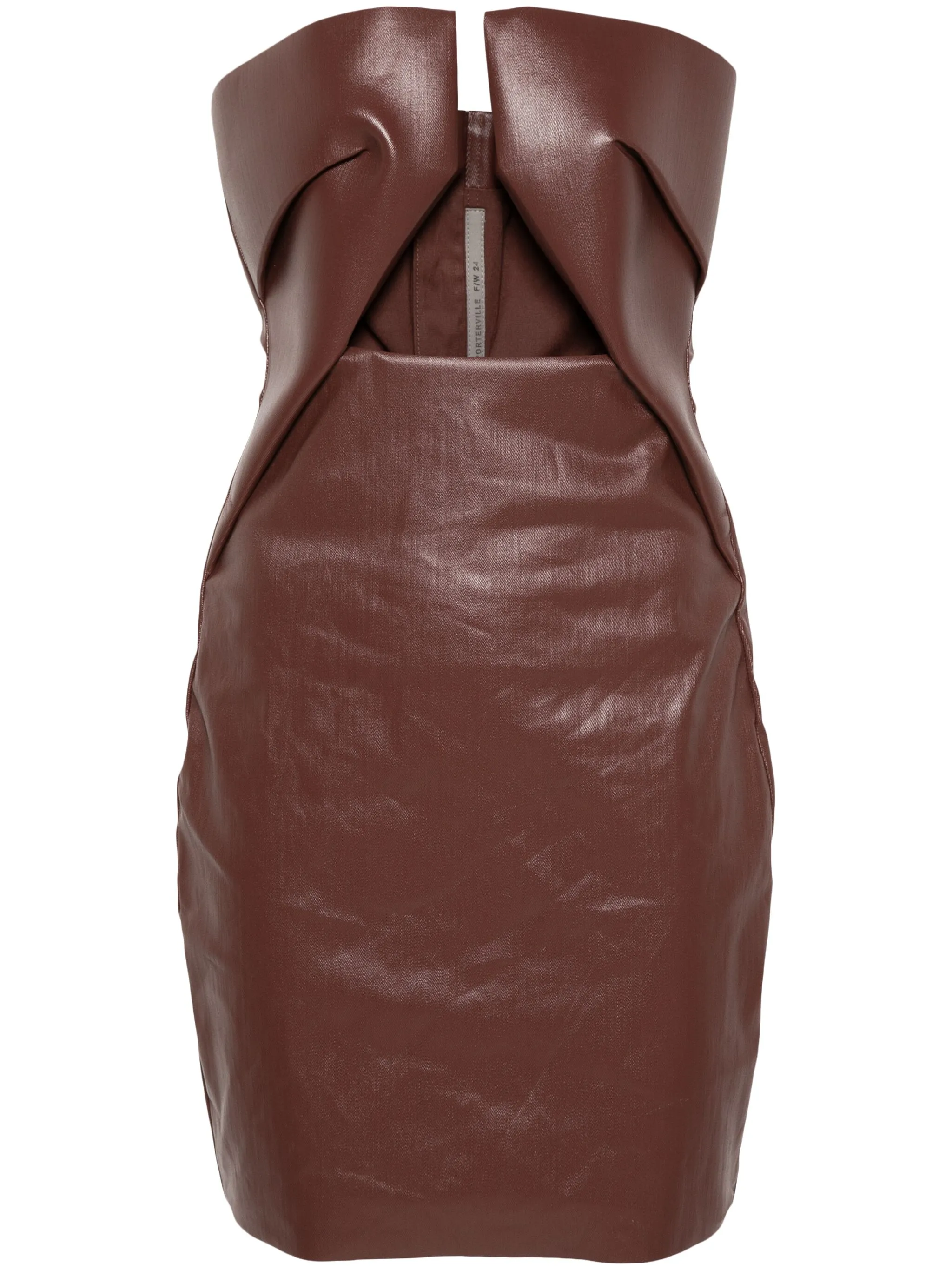 Платье мини Prong Rick Owens, коричневый
Платье мини Prong Rick Owens, коричневый