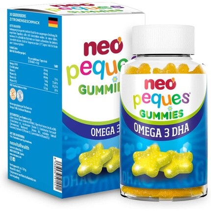Омега-3 DHA жевательные мишки для детей 30 единиц Neo Peques
Омега-3 DHA жевательные мишки для детей 30 единиц Neo Peques