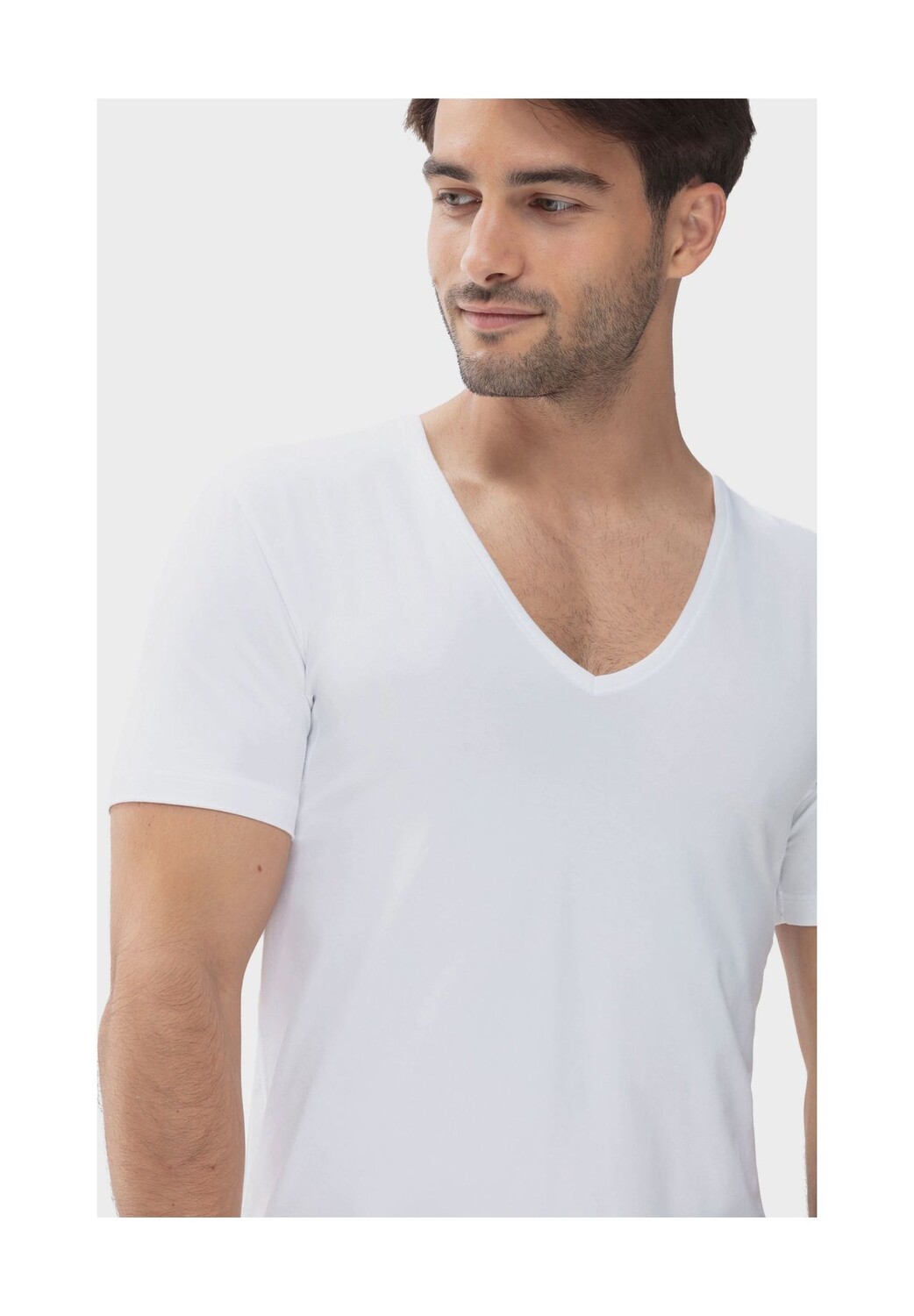 Рубашка деловая, V-образный вырез, плоские швы, мужская mey, белый
Рубашка деловая, V-образный вырез, плоские швы, мужская mey, белый