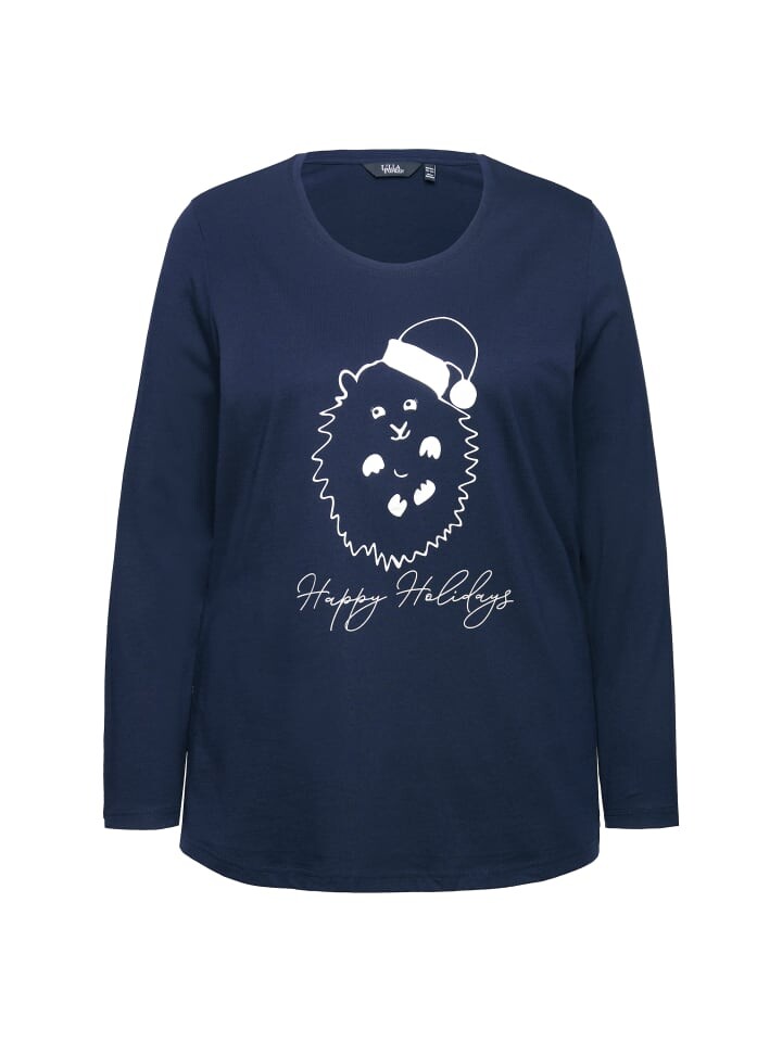 Лонгслив Ulla Popken Longsleeve, цвет marine
Лонгслив Ulla Popken Longsleeve, цвет marine