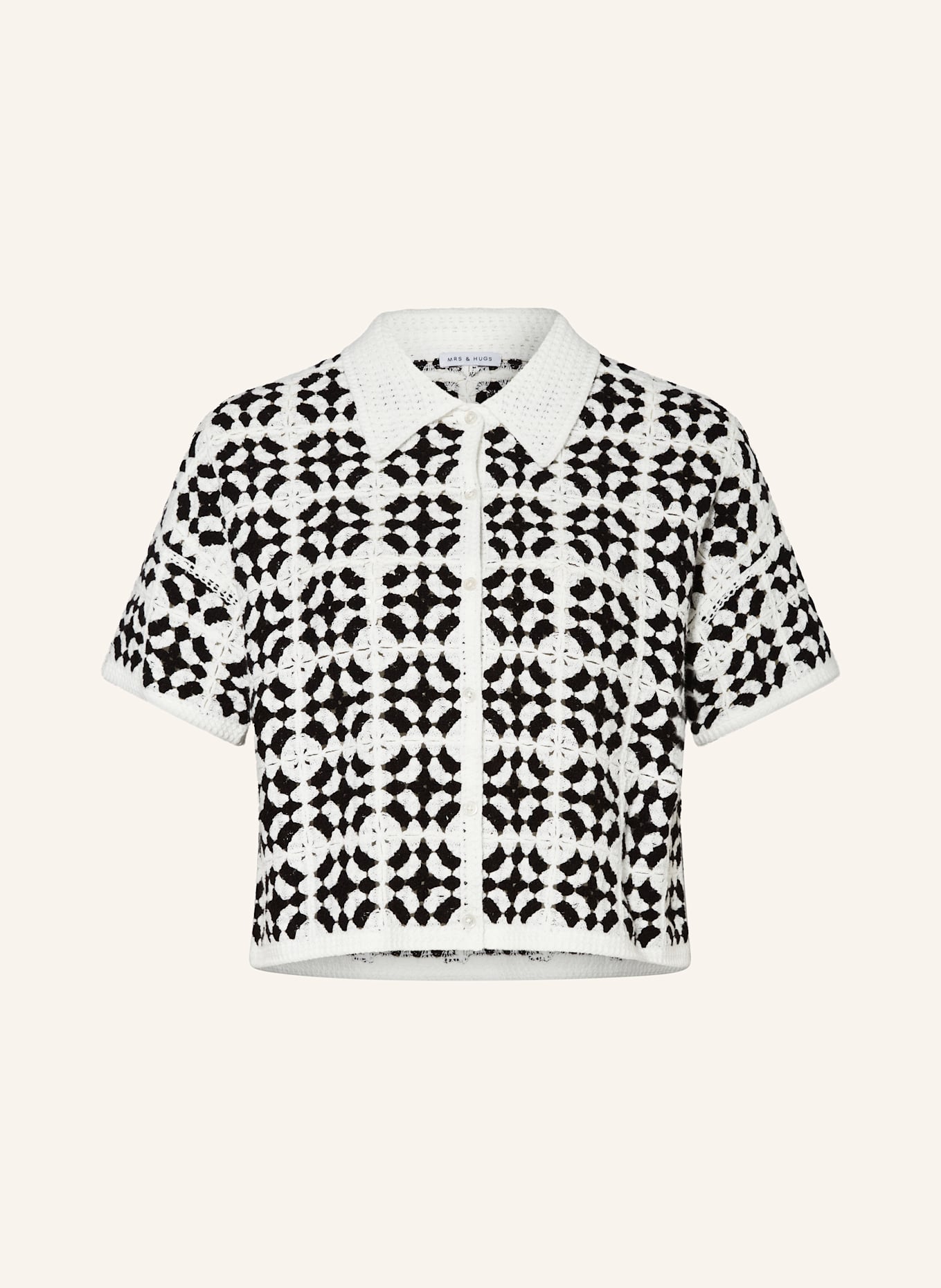 Блузка крючком Mrs & Hugs, мультиколор
Блузка крючком Mrs & Hugs, мультиколор