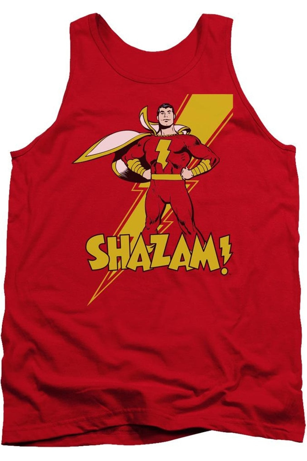 Майка для взрослых DC Comics Shazam Shazam Gildan, красный
Майка для взрослых DC Comics Shazam Shazam Gildan, красный