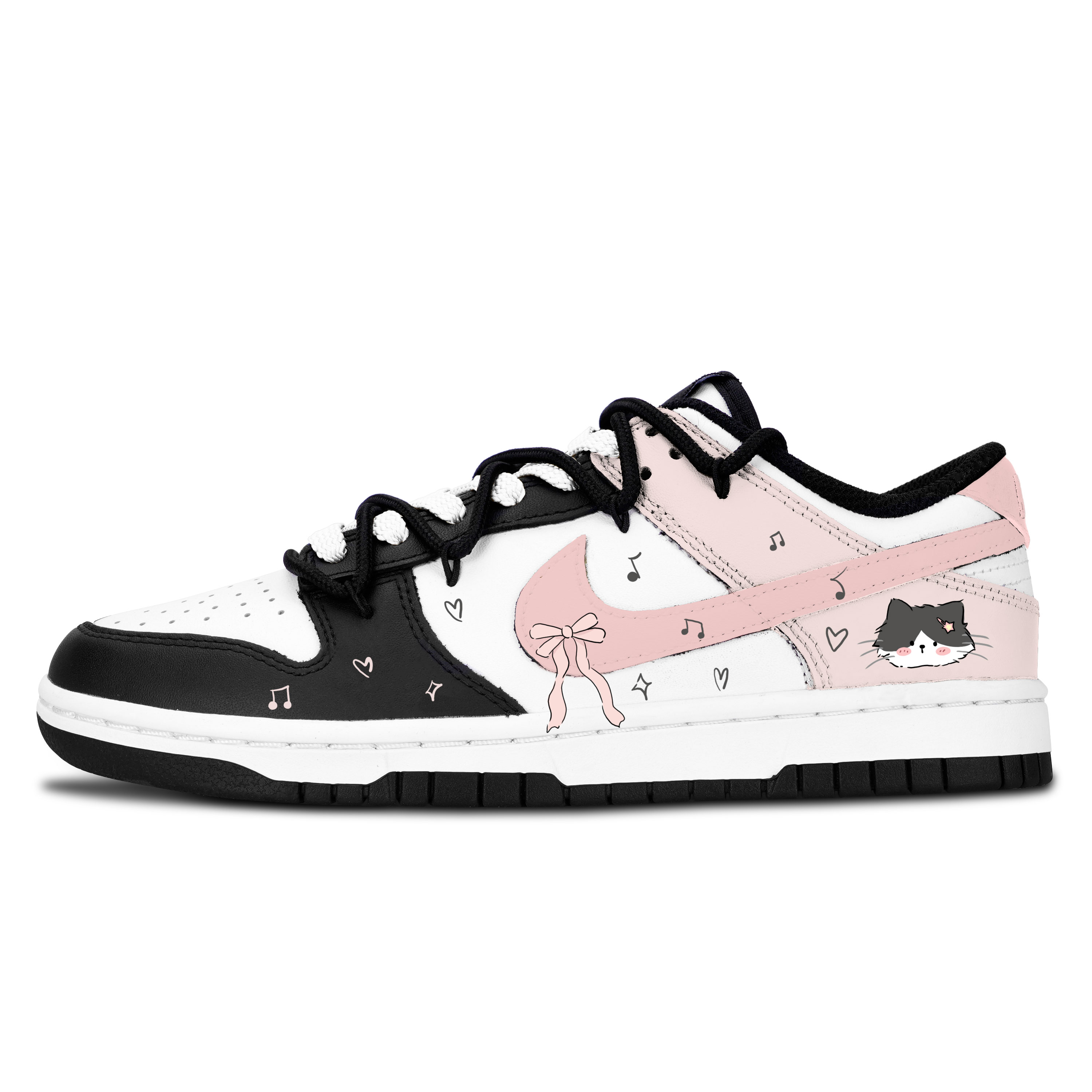 Dunk Black White, музыкальный кот устойчивые к истиранию низкие скейтбордские кроссовки унисекс Nike, розовый
Dunk Black White, музыкальный кот устойчивые к истиранию низкие скейтбордские кроссовки унисекс Nike, розовый