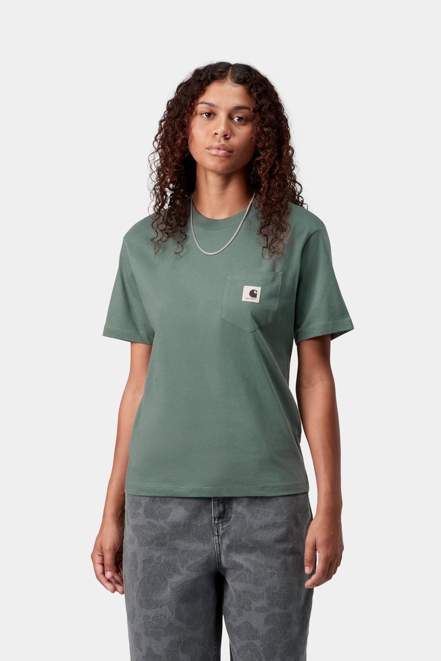 Женская футболка с карманом Carhartt, зеленый
Женская футболка с карманом Carhartt, зеленый