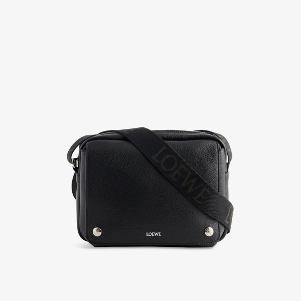 Сумка-почтальон кожаная Loewe Pebble, черный
Сумка-почтальон кожаная Loewe Pebble, черный