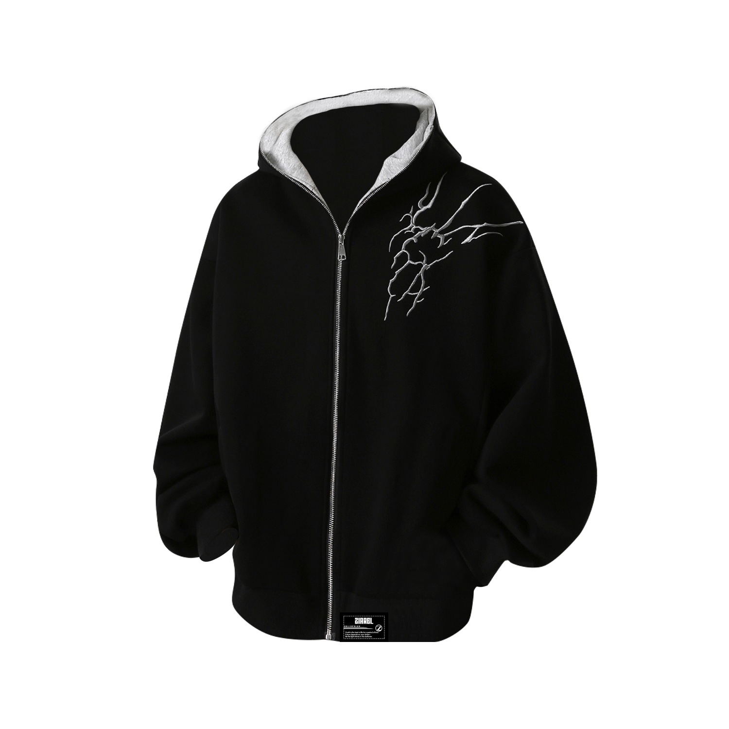 ZIAREL Толстовка Unisex Black Hooded Moderate Cardigan, Черный, ZIAREL Толстовка Unisex Black Hooded Moderate Cardigan
ZIAREL Толстовка Unisex Black Hooded Moderate Cardigan, Черный, ZIAREL Толстовка Unisex Black Hooded Moderate Cardigan