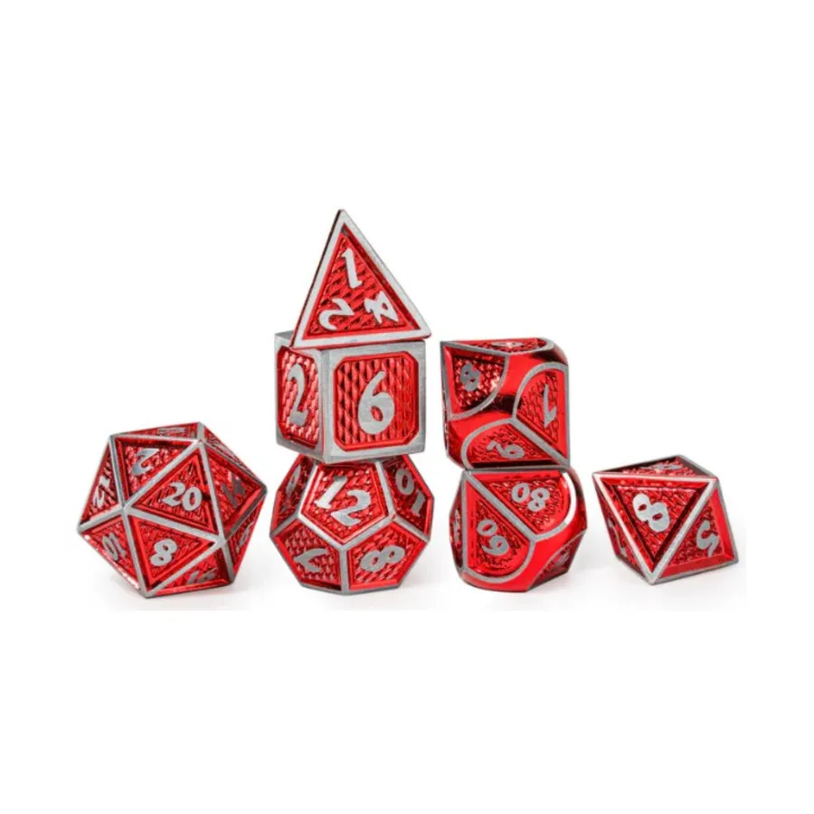Набор Behemoth Poly — красный с серебром (7), Dice & Accessories (HYMGHO Dice)
Набор Behemoth Poly — красный с серебром (7), Dice & Accessories (HYMGHO Dice)