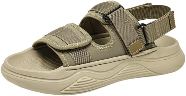 Большие летние мужские сандалии для улицы, модные, повседневные, дышащие Clolinde, хаки
Большие летние мужские сандалии для улицы, модные, повседневные, дышащие Clolinde, хаки