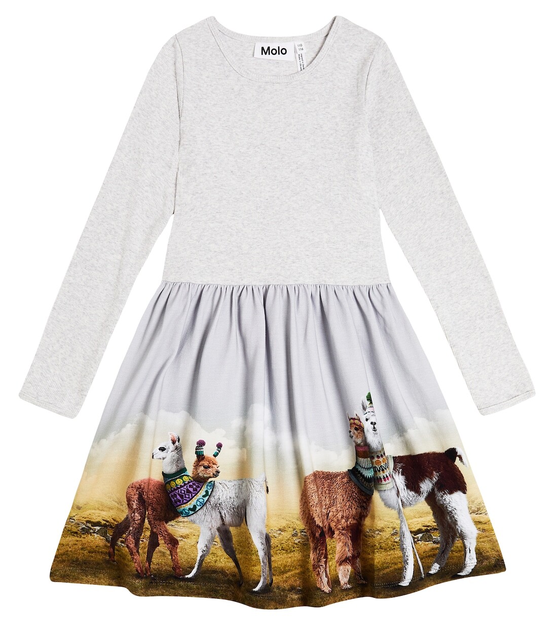 Платье Credence из смесового хлопкового джерси с принтом Molo, серый
Платье Credence из смесового хлопкового джерси с принтом Molo, серый