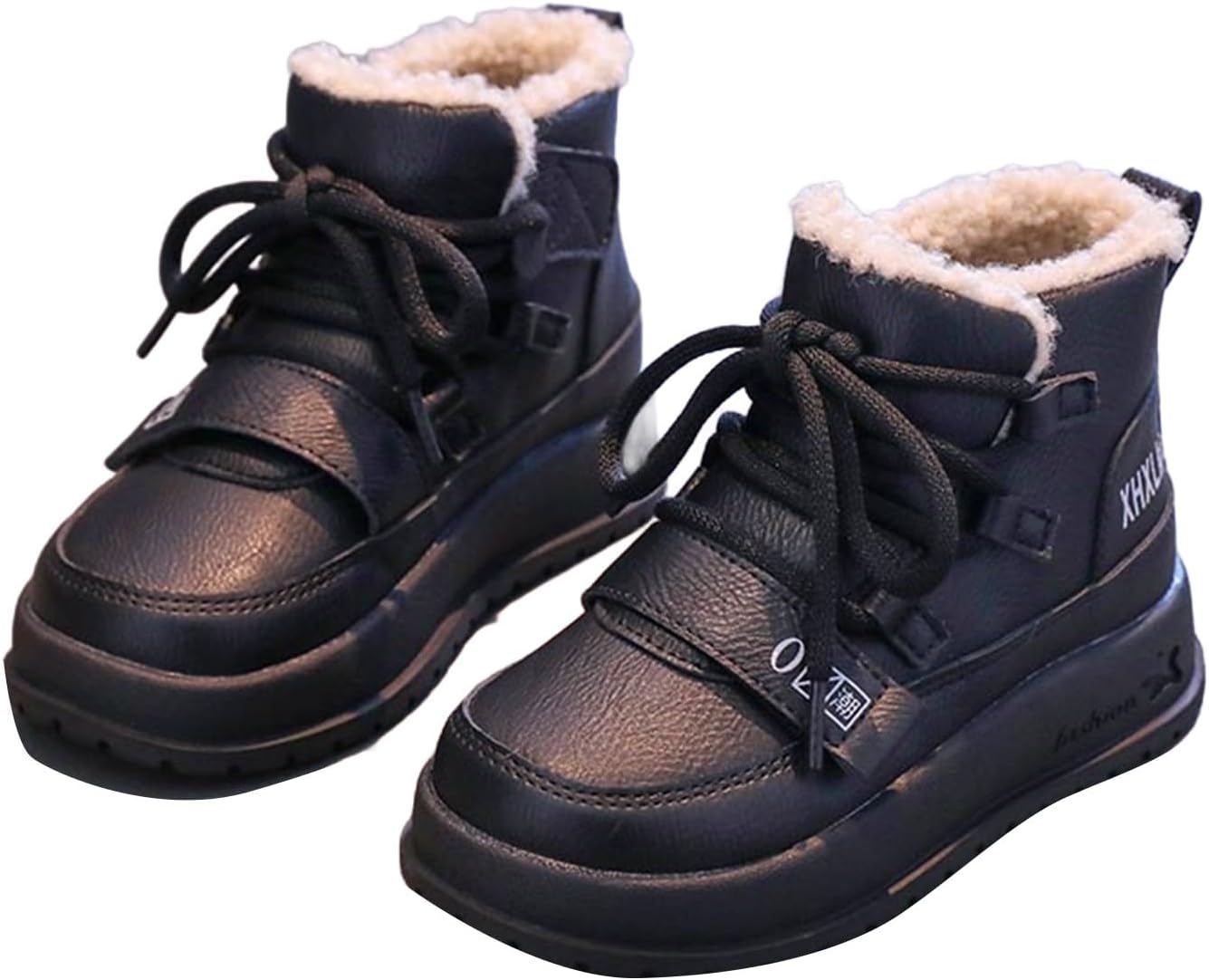 Детские зимние ботинки для девочек с искусственным мехом, водонепроницаемые, из искусственной кожи PU, с шерповой подкладкой, на платформе, противоскользящие Generic, Black
Детские зимние ботинки для девочек с искусственным мехом, водонепроницаемые, из искусственной кожи PU, с шерповой подкладкой, на платформе, противоскользящие Generic, Black