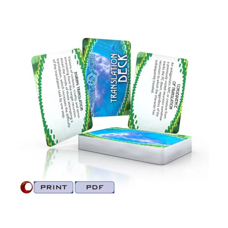 Колода переводов, Strange
Колода переводов, Strange