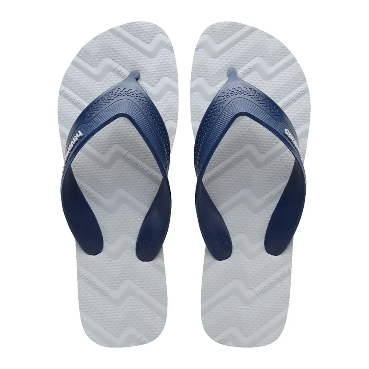 Сланцы мужские Hav. Track Waves Ice Grey 454 Havaianas, серый 
Сланцы мужские Hav. Track Waves Ice Grey 454 Havaianas, серый