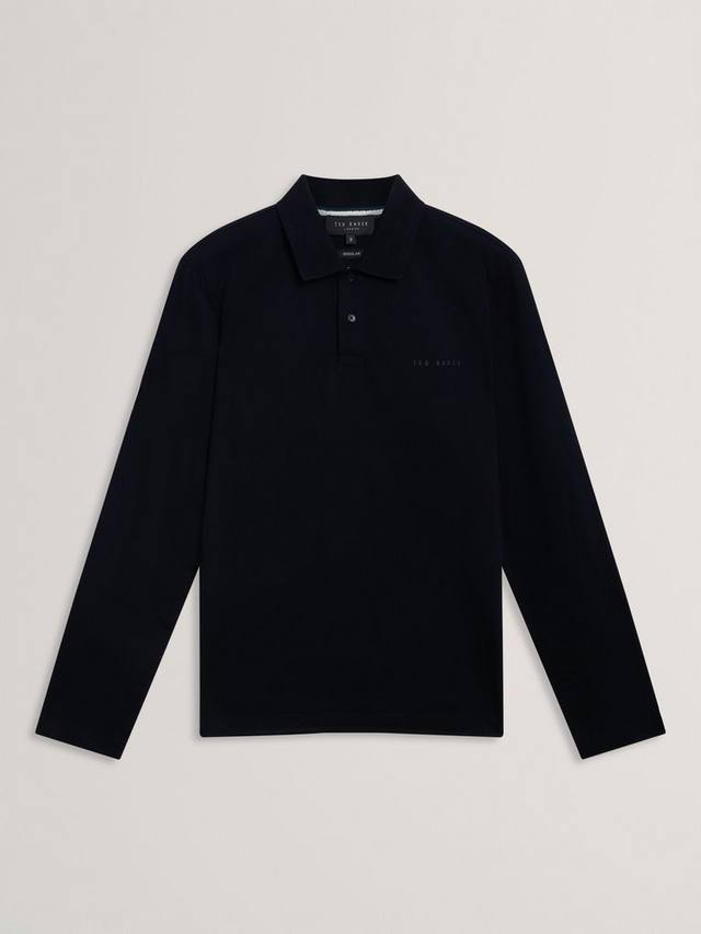 Хлопковая поло с длинным рукавом и медовой резинкой Ted Baker, Navy
Хлопковая поло с длинным рукавом и медовой резинкой Ted Baker, Navy