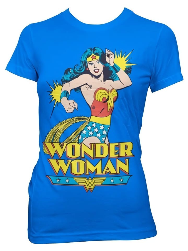 Рубашка синего цвета WONDER WOMAN
Рубашка синего цвета WONDER WOMAN