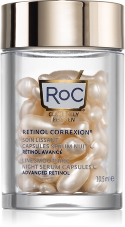Сыворотка против морщин в капсулах RoC Retinol Correxion Line Smoothing, 30 szt.
Сыворотка против морщин в капсулах RoC Retinol Correxion Line Smoothing, 30 szt.