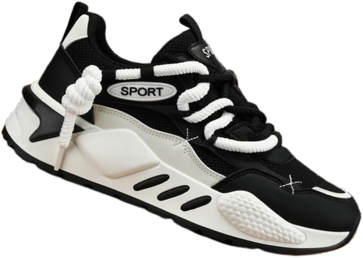 Мужские повседневные спортивные кроссовки - дышащая резиновая подошва, шнуровка, подходят для бега и повседневной носки Hoalox, черный
Мужские повседневные спортивные кроссовки - дышащая резиновая подошва, шнуровка, подходят для бега и повседневной носки Hoalox, черный