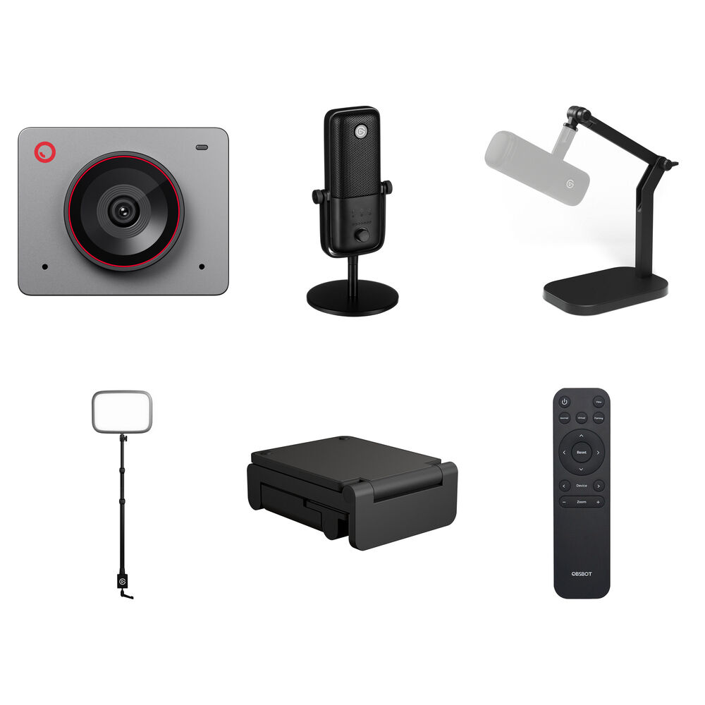 Веб-камера OBSBOT Meet 2 4K Webcam with Streamer Starter Kit (Space Gray)
Веб-камера OBSBOT Meet 2 4K Webcam with Streamer Starter Kit (Space Gray)