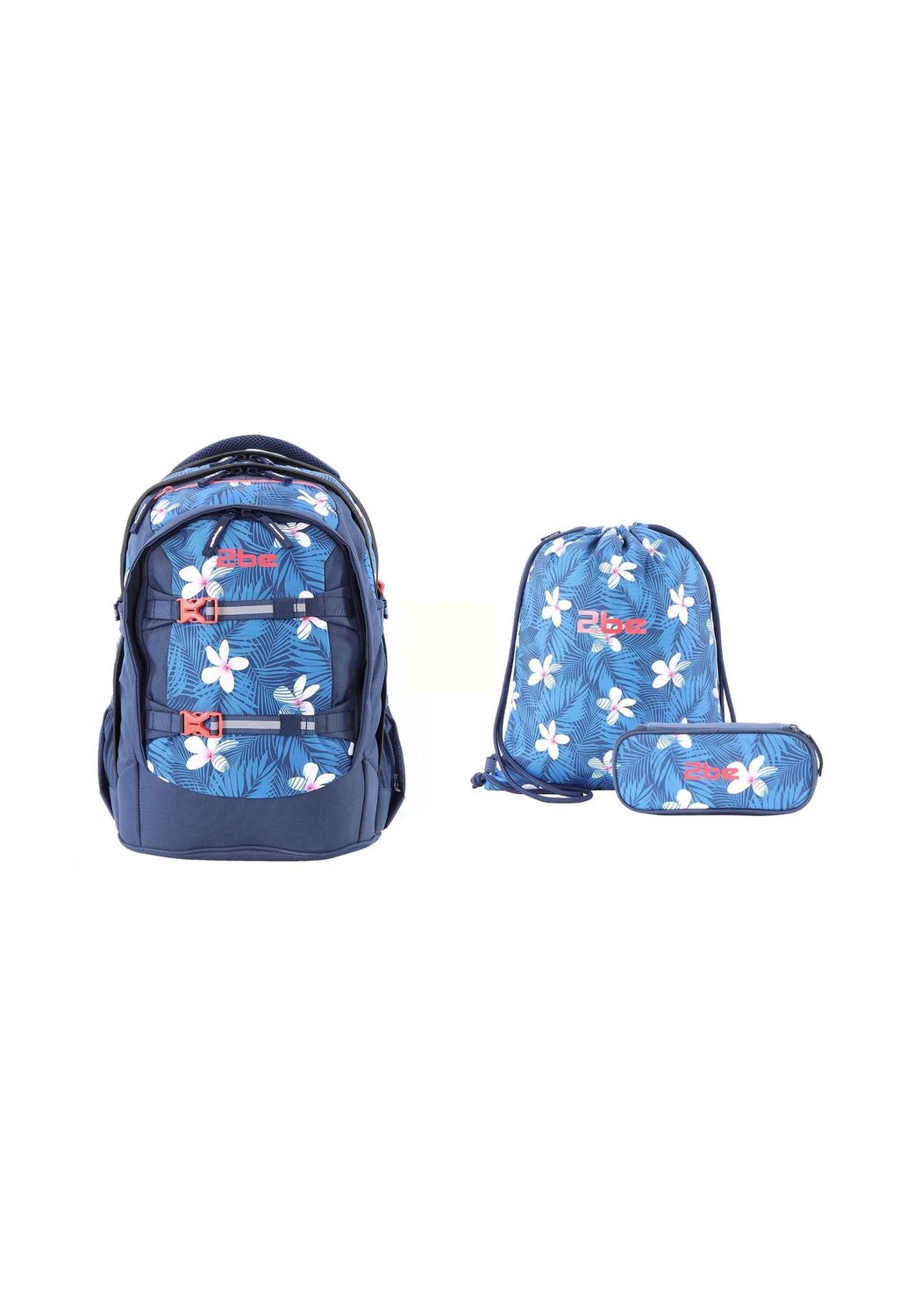 Набор из трех школьных рюкзаков синего цвета со спортивной сумкой и пеналом 2be, синий
Набор из трех школьных рюкзаков синего цвета со спортивной сумкой и пеналом 2be, синий