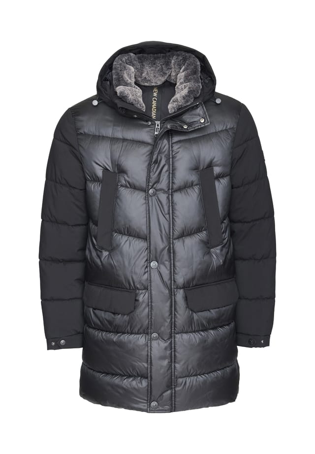 Зимняя парка с уютной отделкой из искусственного меха на капюшоне New Canadian, черный
Зимняя парка с уютной отделкой из искусственного меха на капюшоне New Canadian, черный