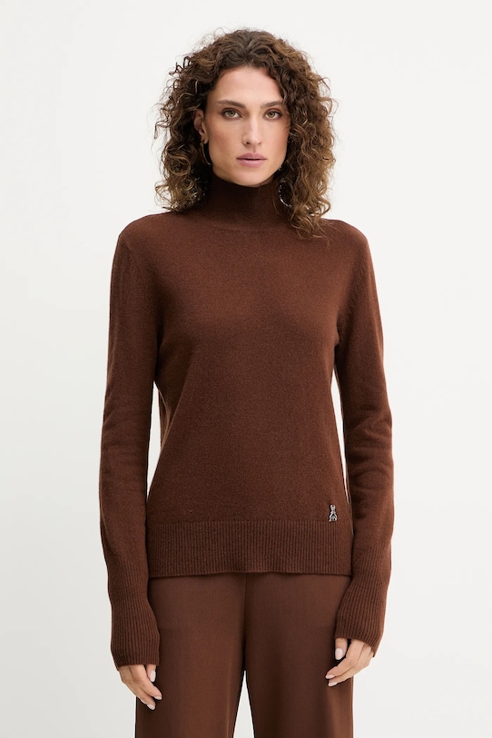 Шерстяной свитер Patrizia Pepe, коричневый
Шерстяной свитер Patrizia Pepe, коричневый