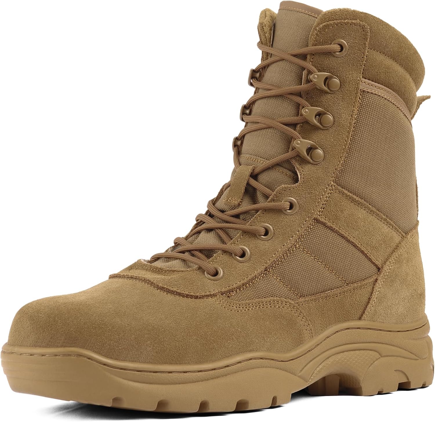 Мужские тактические военные ботинки QUNLON с боковой молнией, легкие 8'' армейские боевые мотоботинки для службы и работы, Coyote
Мужские тактические военные ботинки QUNLON с боковой молнией, легкие 8'' армейские боевые мотоботинки для службы и работы, Coyote