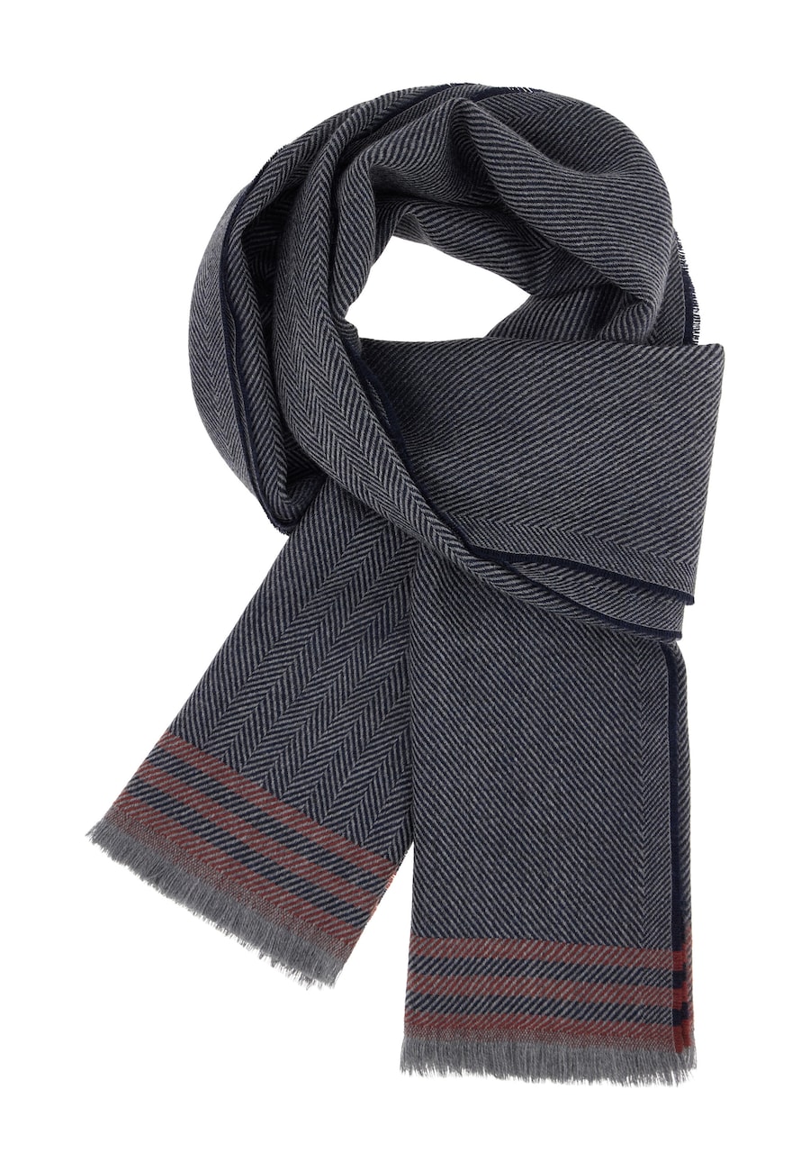 Шарф Boggi Milano Herringbone, Grey/Cranberry
Шарф Boggi Milano Herringbone, Grey/Cranberry