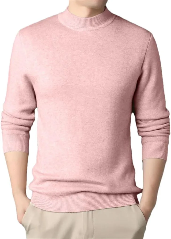 Мужской однотонный свитер с длинными рукавами slim fit
Мужской однотонный свитер с длинными рукавами slim fit