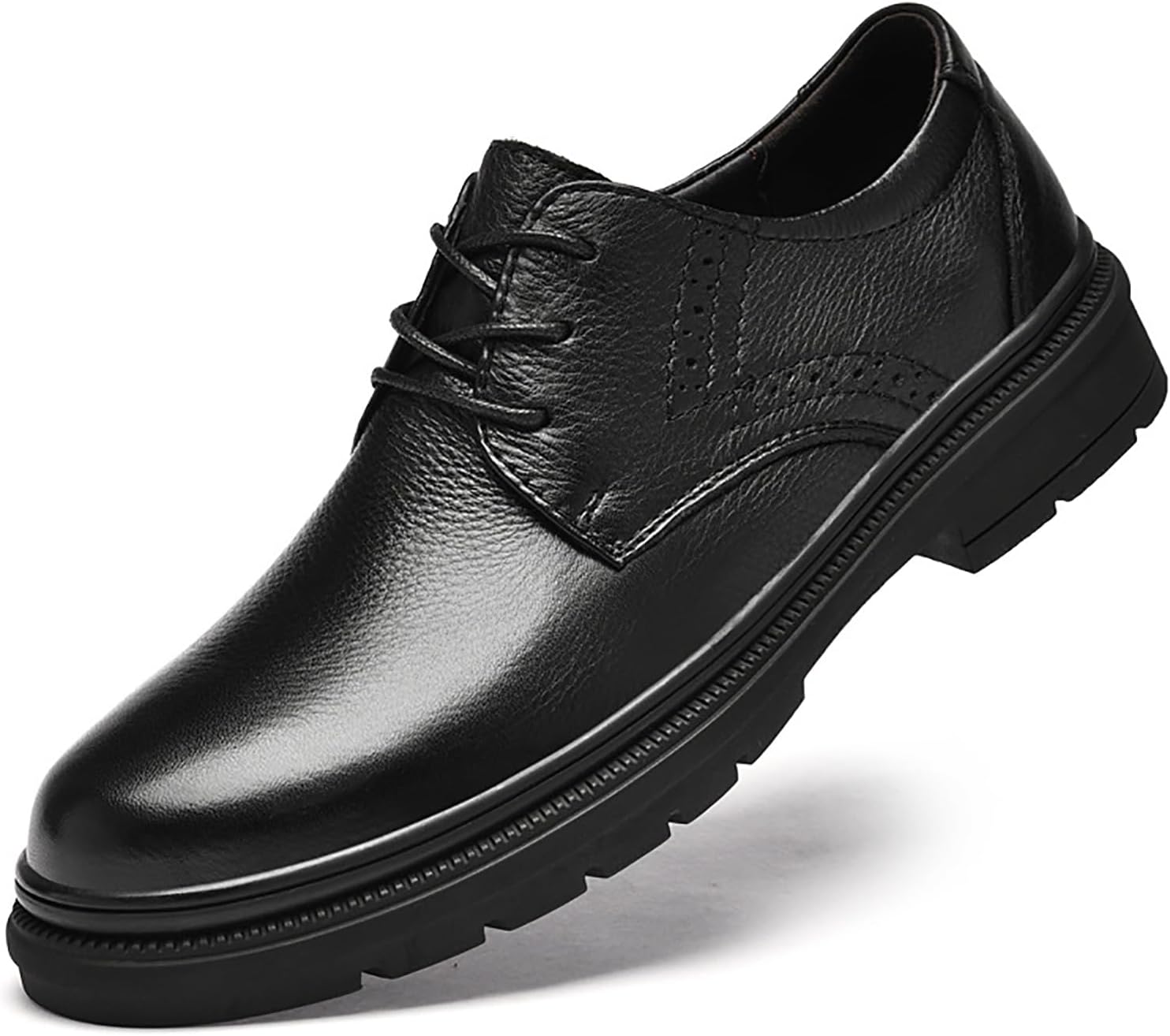 Мужские туфли из натуральной кожи с круглым носком, шнуровкой и комфортной посадкой, оксфорды, дерби и лоферы для бизнеса, офиса и свадеб Egebs, черный
Мужские туфли из натуральной кожи с круглым носком, шнуровкой и комфортной посадкой, оксфорды, дерби и лоферы для бизнеса, офиса и свадеб Egebs, черный