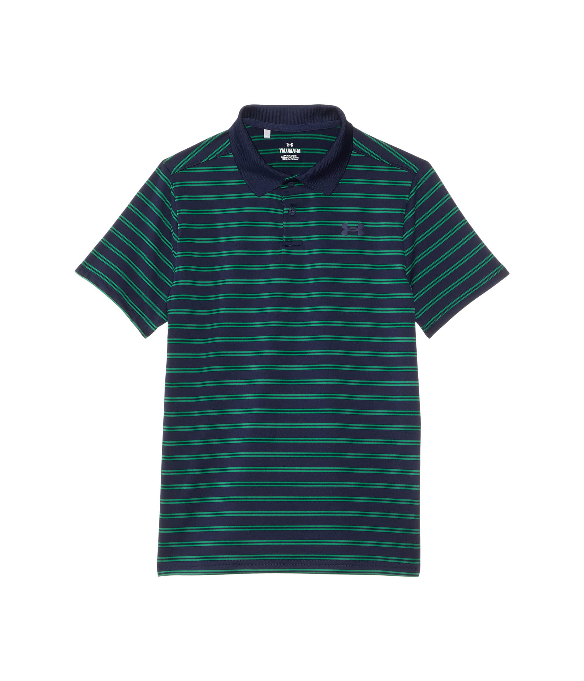 Поло Under Armour Kids Performance Polo Striped, цвет Midnight Navy/Team Kelly Green/Midnight Navy
Поло Under Armour Kids Performance Polo Striped, цвет Midnight Navy/Team Kelly Green/Midnight Navy