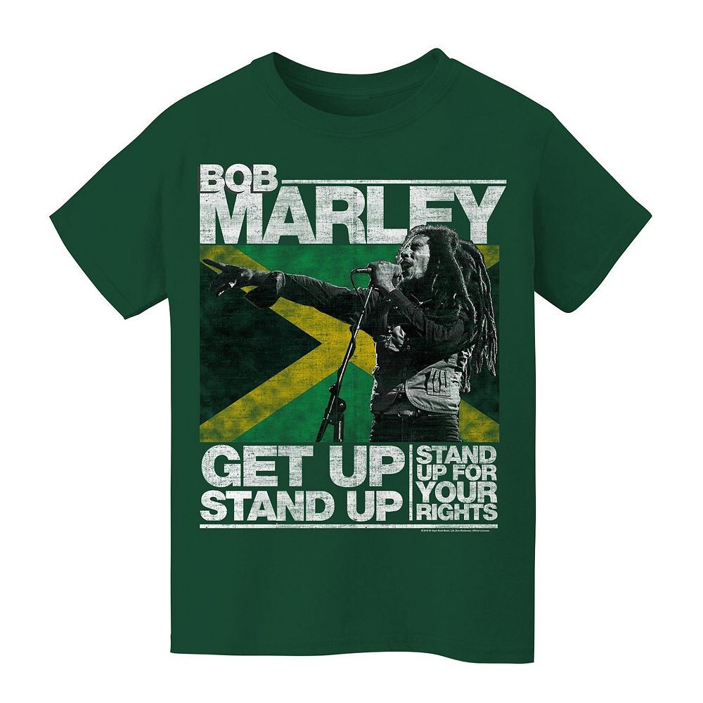 Детская футболка с рисунком Боба Марли Get Up 8–20 лет Licensed Character, цвет Forest Green 
Детская футболка с рисунком Боба Марли Get Up 8–20 лет Licensed Character, цвет Forest Green