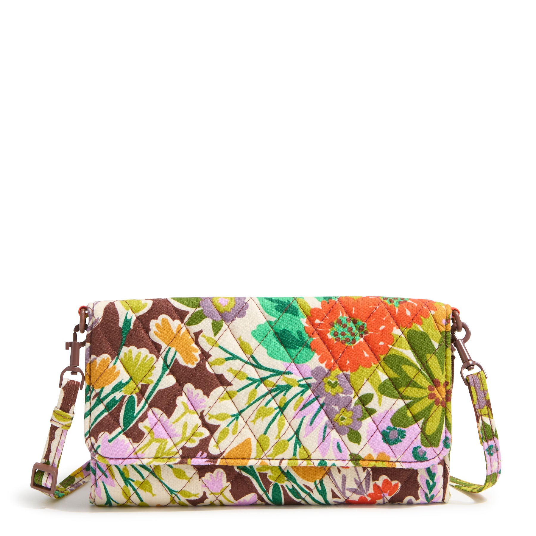 Аутлет Хлопковый Кошелек Через Плечо Vera Bradley, цвет evening garden 
Аутлет Хлопковый Кошелек Через Плечо Vera Bradley, цвет evening garden