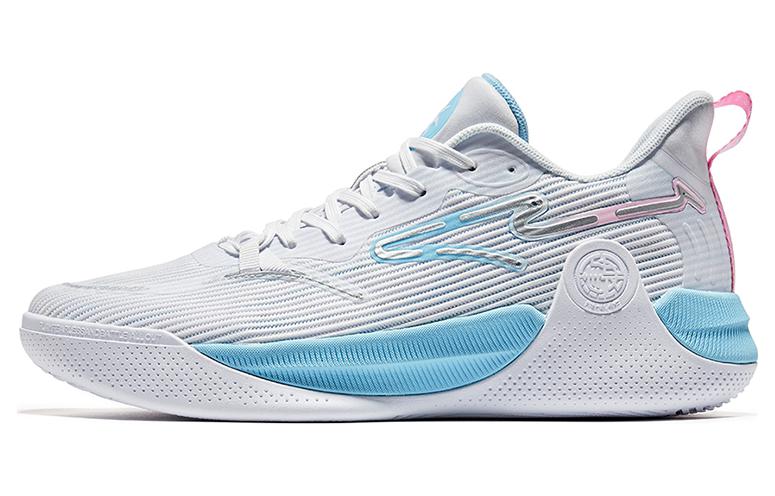 Erke Амортизирующие баскетбольные кроссовки с противоскользящими и износостойкими свойствами мужские бело-синие низкие
Erke Амортизирующие баскетбольные кроссовки с противоскользящими и износостойкими свойствами мужские бело-синие низкие