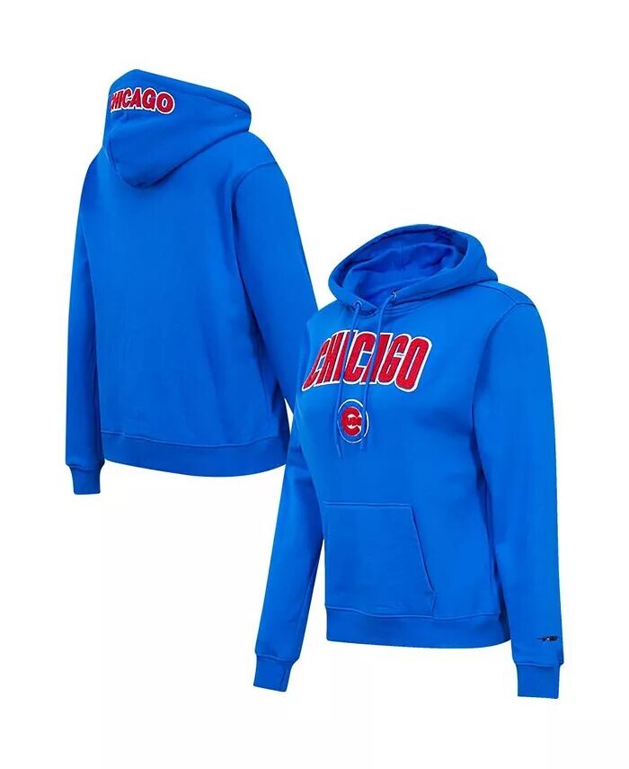 Классический флисовый пуловер с капюшоном Royal Chicago Cubs для женщин Pro Standard
Классический флисовый пуловер с капюшоном Royal Chicago Cubs для женщин Pro Standard