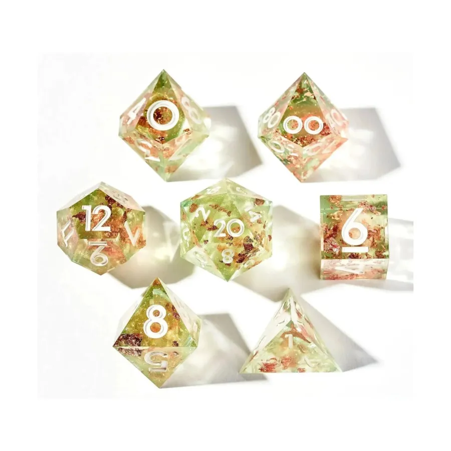 Полисет - Сорбет из дыни (7), Resin Polyhedral Sets (Dispel Dice)
Полисет - Сорбет из дыни (7), Resin Polyhedral Sets (Dispel Dice)