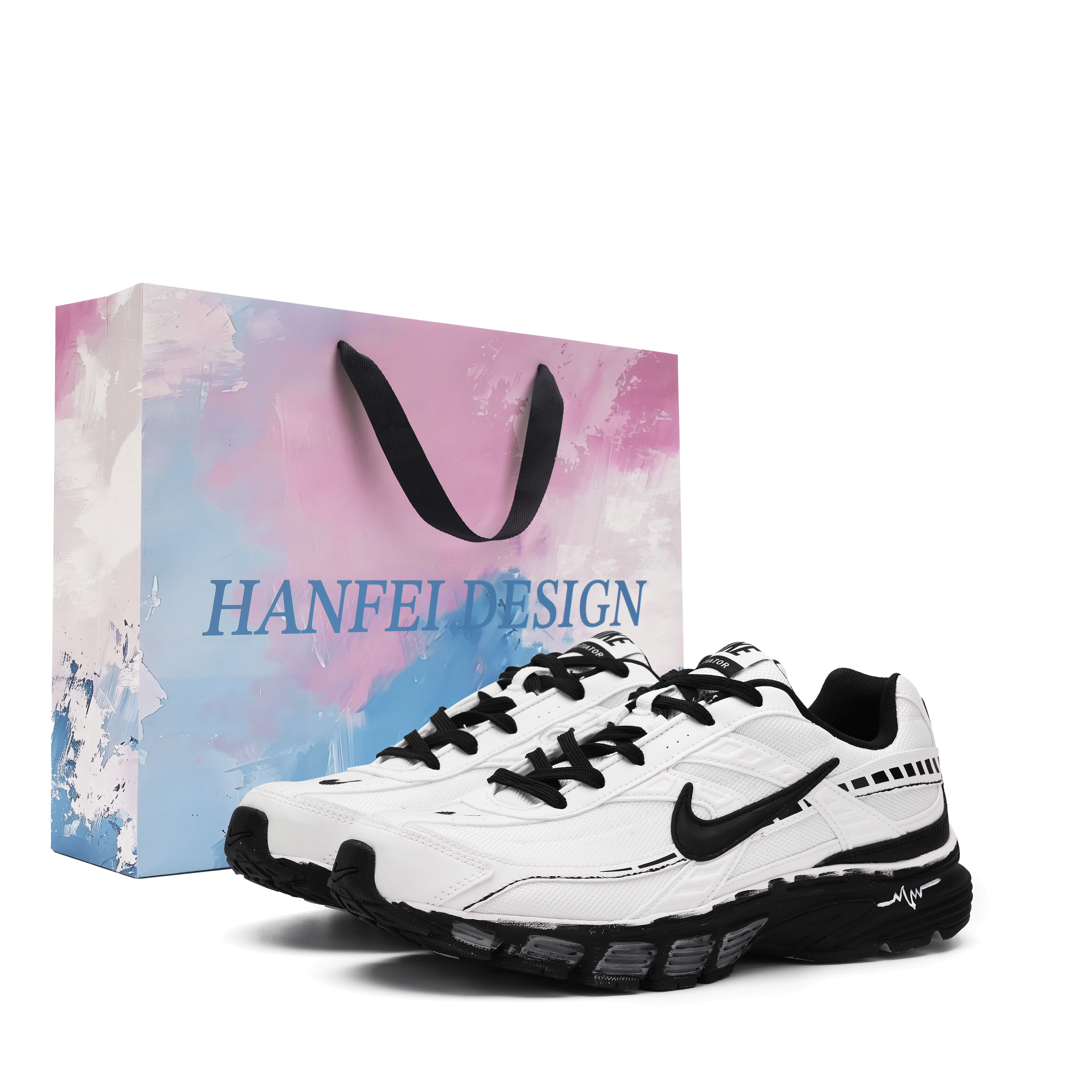 Nike Кроссовки Initiator с низким верхом, амортизирующим и износостойким покрытием, мужские, белые 
Nike Кроссовки Initiator с низким верхом, амортизирующим и износостойким покрытием, мужские, белые