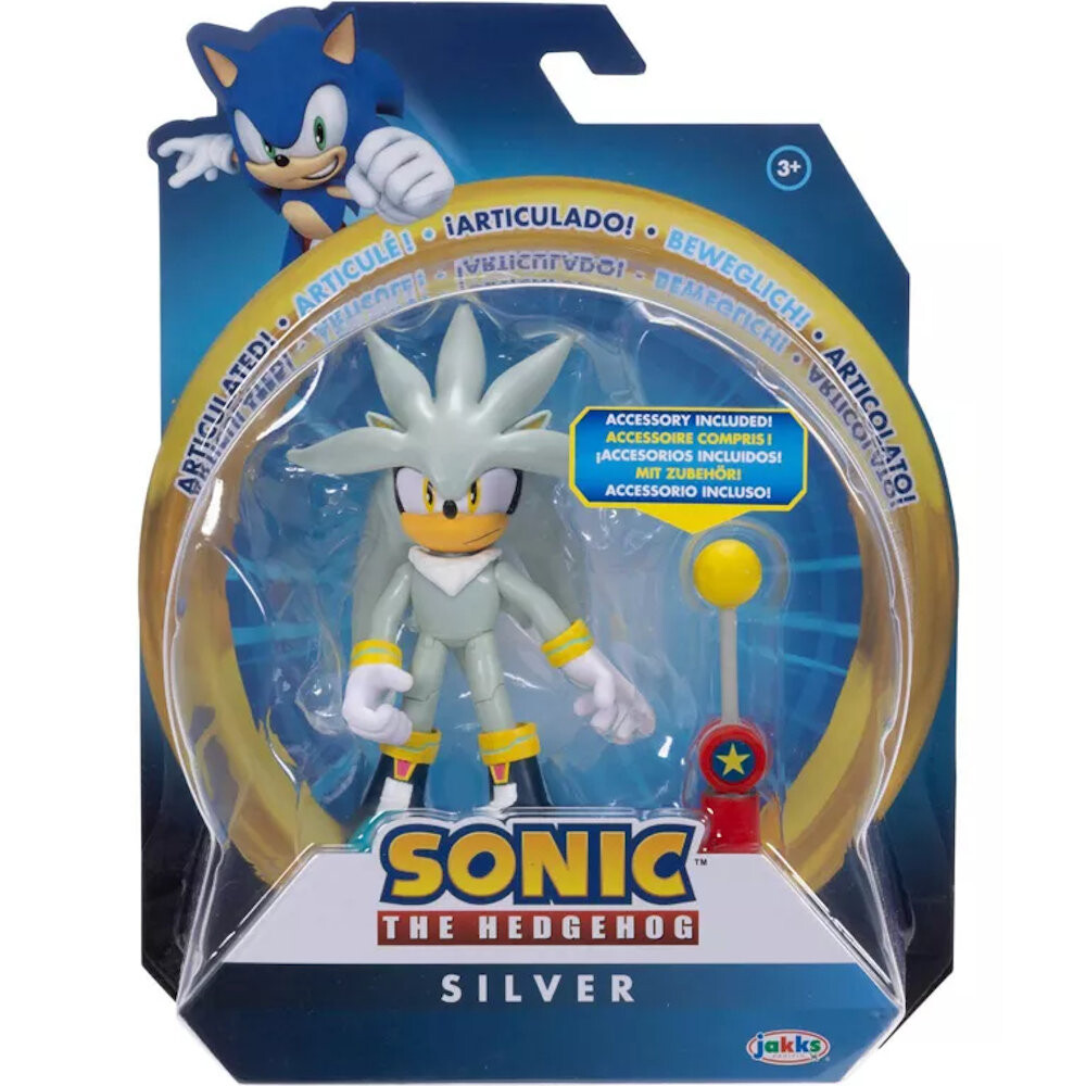 Sonic The Hedgehog Jakks Оригинальная Подвижная Фигурка, Серебряная + Checkpoint Jakks Pacific
Sonic The Hedgehog Jakks Оригинальная Подвижная Фигурка, Серебряная + Checkpoint Jakks Pacific