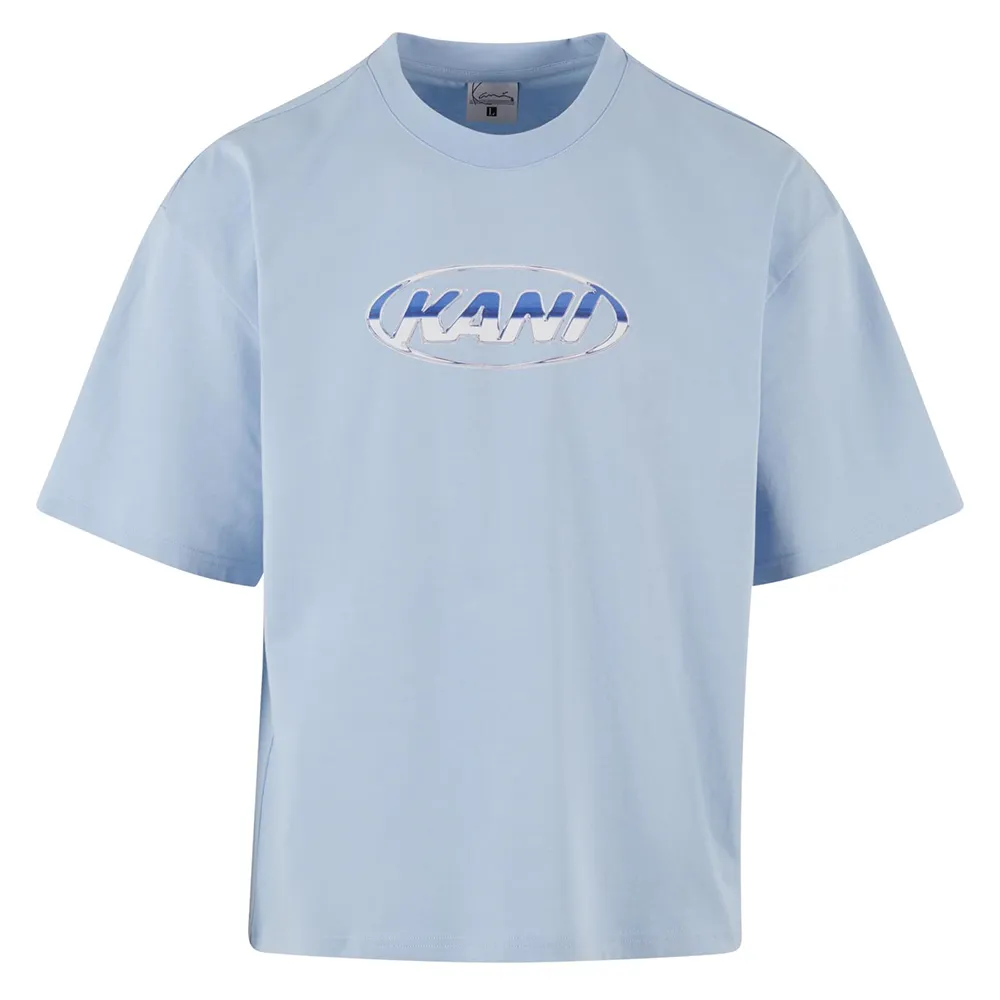 Футболка с коротким рукавом Karl Kani Chrome Logo Crop, синий 
Футболка с коротким рукавом Karl Kani Chrome Logo Crop, синий