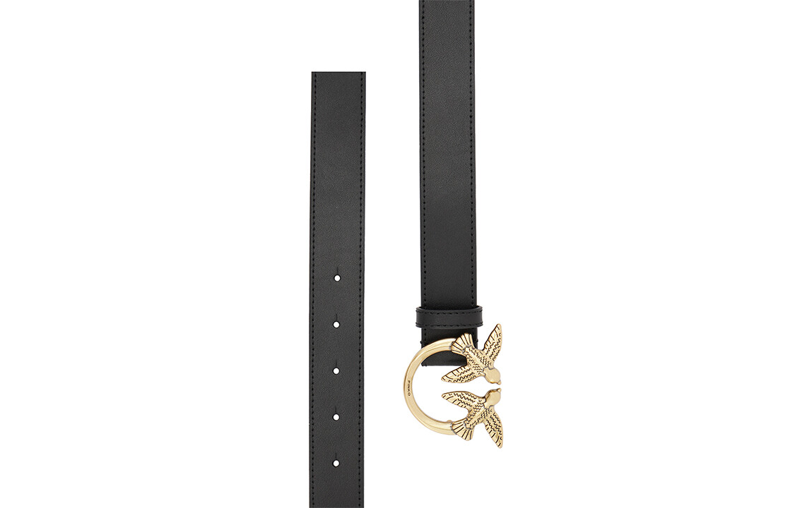 Кожаный ремень унисекс PINKO, Черный
Кожаный ремень унисекс PINKO, Черный