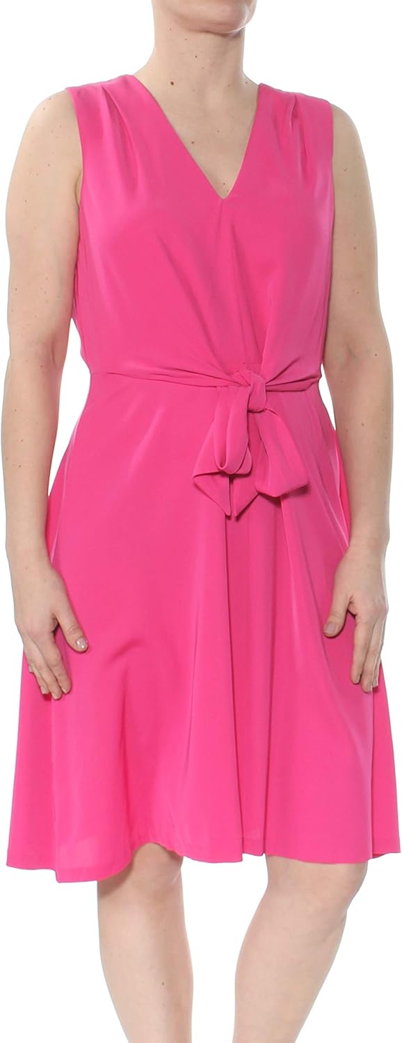 Женское платье без рукавов с завязками от Calvin Klein, Hibiscus
Женское платье без рукавов с завязками от Calvin Klein, Hibiscus