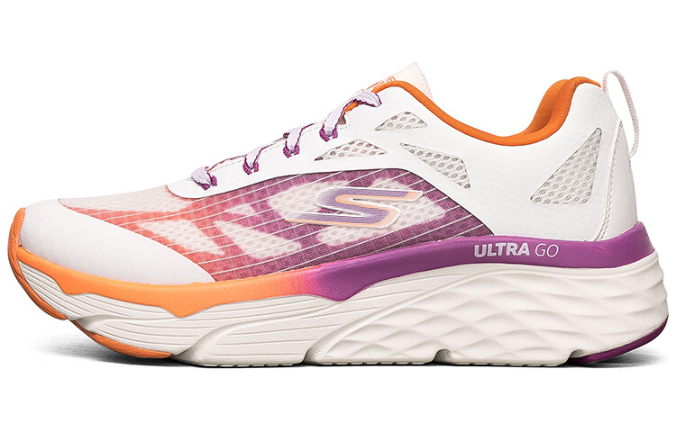 Кроссовки женские Max Cushioning Low-top белые/оранжевые Skechers
Кроссовки женские Max Cushioning Low-top белые/оранжевые Skechers